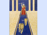 Jesus Playing Fetch